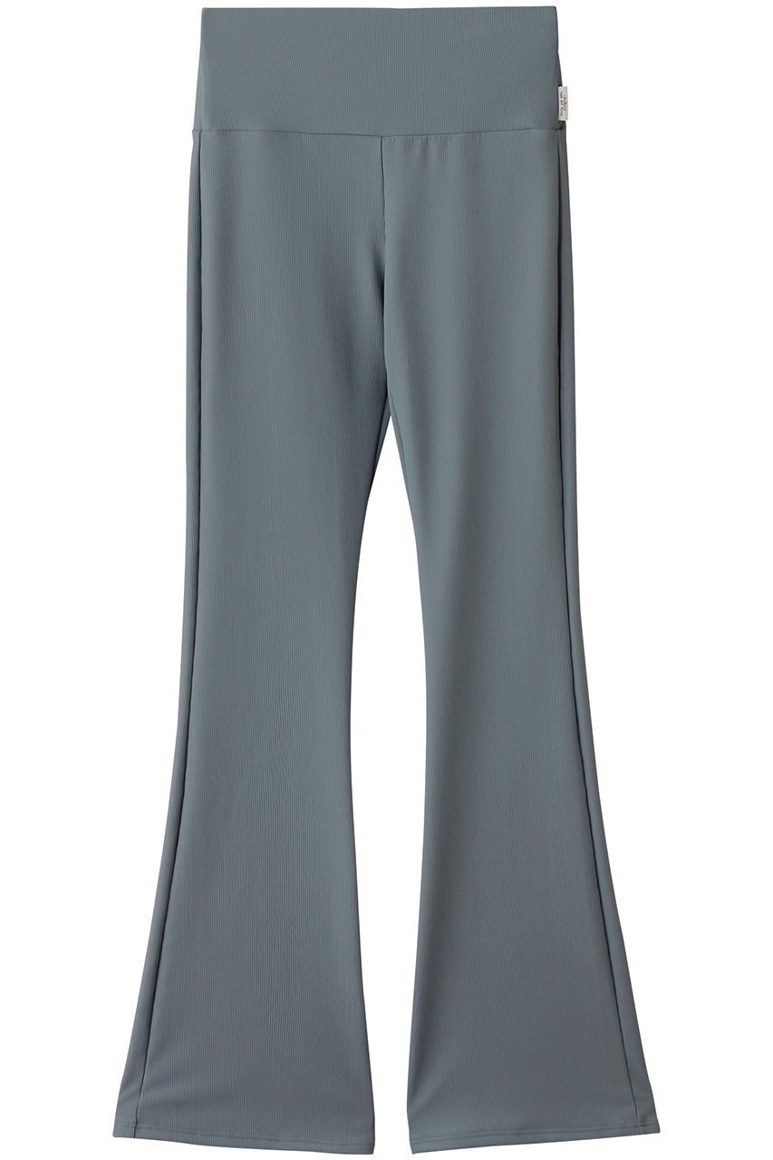 【ジュリエ/Julier】のスパンリブセミフレアパンツ インテリア・キッズ・メンズ・レディースファッション・服の通販 founy(ファニー) 　ファッション　Fashion　レディースファッション　Fashion for Women　パンツ　Pants & Trousers　スポーツウェア　Functional & Stylish Sportswear　スポーツ パンツ　Workout Pants / Training Shorts / Joggers　スポーツ　Sports, Activewear　パターン　Pattern, Design Print　新作・新入荷　New Arrivals / New In　モスグリーン|ID: prp329100004620180 ipo3291000000033138038