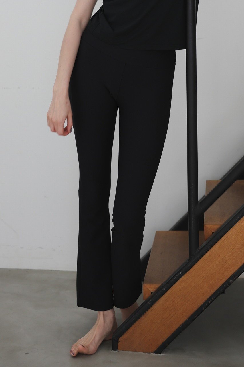 【ジュリエ/Julier】のスパンリブセミフレアパンツ 人気、トレンドファッション・服の通販 founy(ファニー) 　ファッション　Fashion　レディースファッション　Fashion for Women　パンツ　Pants & Trousers　スポーツウェア　Functional & Stylish Sportswear　スポーツ パンツ　Workout Pants / Training Shorts / Joggers　スポーツ　Sports, Activewear　パターン　Pattern, Design Print　再入荷　Restock / Back in Stock　other-8|ID: prp329100004620180 ipo3291000000035560750