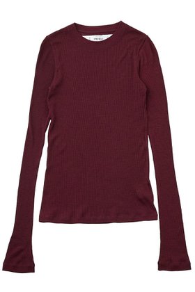 【ザ ストア バイ シー/THE STORE by C】の【COCUCA】ウールシフォンリブプルオーバー 人気、トレンドファッション・服の通販 founy(ファニー) ファッション Fashion レディースファッション Fashion for Women トップス・カットソー Cut & Sew Tops シャツ・ブラウス・オフィスカジュアル Elegant Blouses & Button-Ups ロングTシャツ・Tシャツ Longline T-Shirts & Tees カジュアルプルオーバー・ニットトップス Pullovers & Knit Tops / Casual Pullovers カットソー・ベーシックTシャツ Cut-and-Sewn Tops / Stretch Tees & Basics 2025年 2025 2025-2026秋冬・A/W Autumn/Winter 2025–26 AW25–26 インナー Innerwear シアー Sheer, See-Through スリーブ Sleeve, Long Sleeve / Short Sleeve ロング Long, Long-Length 今季 This Season, Current Season A/W・秋冬 Autumn/Winter |ID:prp329100004620184