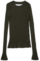 【ザ ストア バイ シー/THE STORE by C】の【COCUCA】ウールシフォンリブプルオーバー 人気、トレンドファッション・服の通販 founy(ファニー) ファッション Fashion レディースファッション Fashion for Women トップス・カットソー Cut & Sew Tops シャツ・ブラウス・オフィスカジュアル Elegant Blouses & Button-Ups ロングTシャツ・Tシャツ Longline T-Shirts & Tees カジュアルプルオーバー・ニットトップス Pullovers & Knit Tops / Casual Pullovers カットソー・ベーシックTシャツ Cut-and-Sewn Tops / Stretch Tees & Basics 2025年 2025 2025-2026秋冬・A/W Autumn/Winter 2025–26 AW25–26 インナー Innerwear シアー Sheer, See-Through スリーブ Sleeve, Long Sleeve / Short Sleeve ロング Long, Long-Length 今季 This Season, Current Season A/W・秋冬 Autumn/Winter thumbnail モスグリーン|ID: prp329100004620184 ipo3291000000033138064