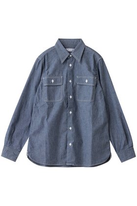 【マイ ウィークネス/MY WEAKNESS】 Chambray Shirt人気、トレンドファッション・服の通販 founy(ファニー) ファッション Fashion レディースファッション Fashion for Women トップス・カットソー Cut & Sew Tops シャツ・ブラウス・オフィスカジュアル Elegant Blouses & Button-Ups ロングTシャツ・Tシャツ Longline T-Shirts & Tees カットソー・ベーシックTシャツ Cut-and-Sewn Tops / Stretch Tees & Basics クラシカル Classical, Vintage-Inspired スリーブ Sleeve, Long Sleeve / Short Sleeve バランス Balance, Style Balance フラップ Flap, Flap Pocket ボトム Bottoms, Lower Wear ポケット Pocket, Pocket Detail ロング Long, Long-Length ワーク Workwear, Utility Style 新作・新入荷 New Arrivals / New In |ID:prp329100004620186