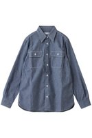 【マイ ウィークネス/MY WEAKNESS】のChambray Shirt 人気、トレンドファッション・服の通販 founy(ファニー) ファッション Fashion レディースファッション Fashion for Women トップス・カットソー Cut & Sew Tops シャツ・ブラウス・オフィスカジュアル Elegant Blouses & Button-Ups ロングTシャツ・Tシャツ Longline T-Shirts & Tees カットソー・ベーシックTシャツ Cut-and-Sewn Tops / Stretch Tees & Basics クラシカル Classical, Vintage-Inspired スリーブ Sleeve, Long Sleeve / Short Sleeve バランス Balance, Style Balance フラップ Flap, Flap Pocket ボトム Bottoms, Lower Wear ポケット Pocket, Pocket Detail ロング Long, Long-Length ワーク Workwear, Utility Style 新作・新入荷 New Arrivals / New In |ID:prp329100004620186