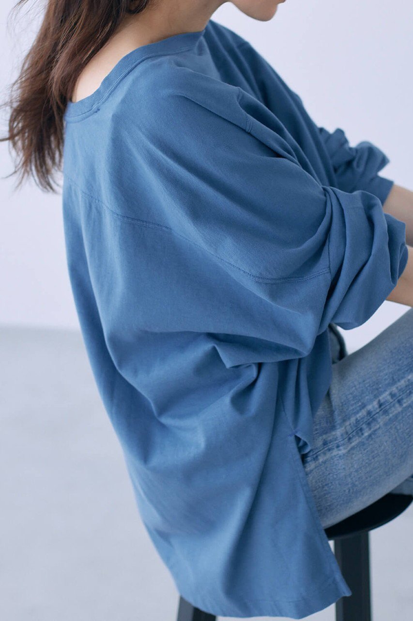 【マイ ウィークネス/MY WEAKNESS】のFootball Shirt 人気、トレンドファッション・服の通販 founy(ファニー) 　ファッション　Fashion　レディースファッション　Fashion for Women　トップス・カットソー　Cut & Sew Tops　シャツ・ブラウス・オフィスカジュアル　Elegant Blouses & Button-Ups　ロングTシャツ・Tシャツ　Longline T-Shirts & Tees　カットソー・ベーシックTシャツ　Cut-and-Sewn Tops / Stretch Tees & Basics　スリーブ　Sleeve, Long Sleeve / Short Sleeve　デニム　Denim, Jeans Material　バランス　Balance, Style Balance　ロング　Long, Long-Length　other-7|ID: prp329100004620187 ipo3291000000035356234