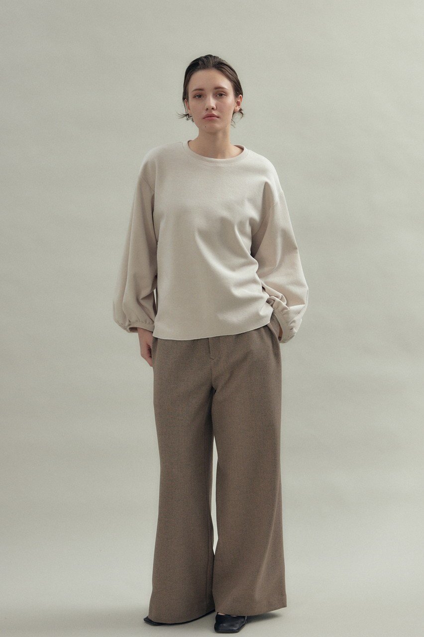 【フローレント/FLORENT】のボリューム スリーブ プルオーバー 人気、トレンドファッション・服の通販 founy(ファニー) 　ファッション　Fashion　レディースファッション　Fashion for Women　トップス・カットソー　Cut & Sew Tops　シャツ・ブラウス・オフィスカジュアル　Elegant Blouses & Button-Ups　ロングTシャツ・Tシャツ　Longline T-Shirts & Tees　カジュアルプルオーバー・ニットトップス　Pullovers & Knit Tops / Casual Pullovers　カットソー・ベーシックTシャツ　Cut-and-Sewn Tops / Stretch Tees & Basics　2025年　2025　2025-2026秋冬・A/W　Autumn/Winter 2025–26 AW25–26　スリーブ　Sleeve, Long Sleeve / Short Sleeve　ボトム　Bottoms, Lower Wear　リラックス　Relax, Relaxed Fit　ロング　Long, Long-Length　A/W・秋冬　Autumn/Winter　other-6|ID: prp329100004620189 ipo3291000000033138131