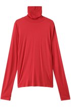 【エイトン/ATON】のMODAL SILK ジャージー タートルネック レッド|ID:prp329100004620192