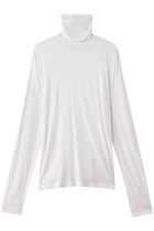 【エイトン/ATON】のMODAL SILK ジャージー タートルネック ホワイト|ID:prp329100004620192