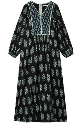 【ヌキテパ/NE QUITTEZ PAS】 COTTON VOILE エスニック コンビネーション プリント ギャザー ドレス人気、トレンドファッション・服の通販 founy(ファニー) ファッション Fashion レディースファッション Fashion for Women ワンピース Dresses フォーマル・パーティードレス・結婚式用ドレス Elegant & Casual Dresses チュニック Tunic Tops & Dresses 2025年 2025 2025-2026秋冬・A/W Autumn/Winter 2025–26 AW25–26 エスニック Ethnic Style オリエンタル Oriental Pattern ギャザー Gathered, Ruffled チュニック Tunic, Long Top ドレス Dress, One-Piece プリント Print, Printed Pattern リラックス Relax, Relaxed Fit ロング Long, Long-Length A/W・秋冬 Autumn/Winter |ID:prp329100004620197