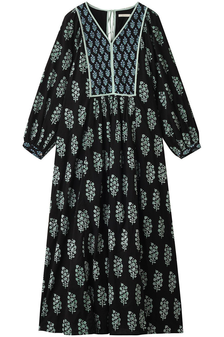 【ヌキテパ/NE QUITTEZ PAS】のCOTTON VOILE エスニック コンビネーション プリント ギャザー ドレス インテリア・キッズ・メンズ・レディースファッション・服の通販 founy(ファニー) 　ファッション　Fashion　レディースファッション　Fashion for Women　ワンピース　Dresses　フォーマル・パーティードレス・結婚式用ドレス　Elegant & Casual Dresses　チュニック　Tunic Tops & Dresses　2025年　2025　2025-2026秋冬・A/W　Autumn/Winter 2025–26 AW25–26　エスニック　Ethnic Style　オリエンタル　Oriental Pattern　ギャザー　Gathered, Ruffled　チュニック　Tunic, Long Top　ドレス　Dress, One-Piece　プリント　Print, Printed Pattern　リラックス　Relax, Relaxed Fit　ロング　Long, Long-Length　A/W・秋冬　Autumn/Winter　ブラック|ID: prp329100004620197 ipo3291000000033138171