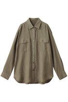 【アルアバイル/allureville】のシアーリネンサファリシャツ 人気、トレンドファッション・服の通販 founy(ファニー) ファッション Fashion レディースファッション Fashion for Women トップス・カットソー Cut & Sew Tops シャツ・ブラウス・オフィスカジュアル Elegant Blouses & Button-Ups 2025年 2025 2025-2026秋冬・A/W Autumn/Winter 2025–26 AW25–26 なめらか Smooth, Silky Texture スリーブ Sleeve, Long Sleeve / Short Sleeve ポケット Pocket, Pocket Detail リネン Linen, Linen Fabric ロング Long, Long-Length エレガント 上品 Elegant A/W・秋冬 Autumn/Winter thumbnail カーキ|ID: prp329100004620199 ipo3291000000033138186