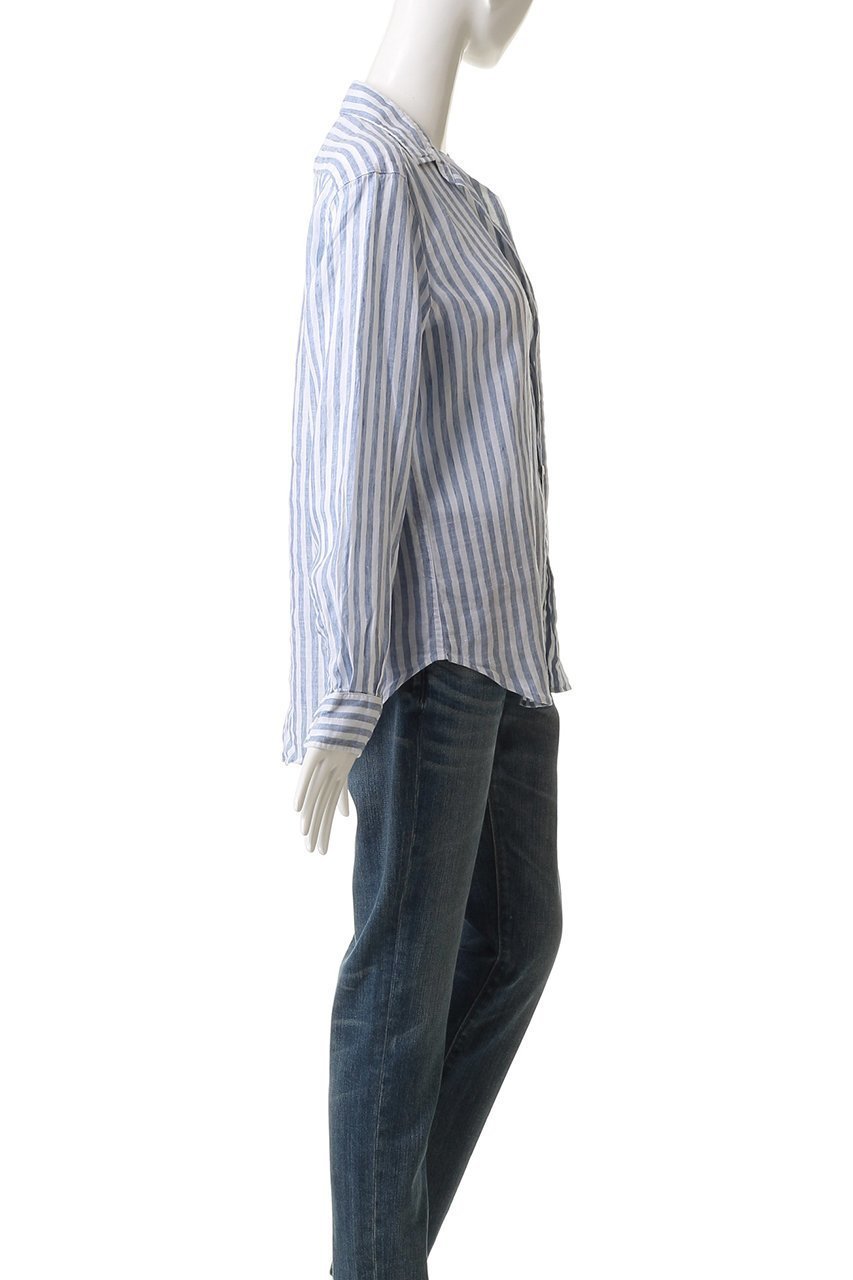 【フランク&アイリーン/Frank&Eileen】のEILEEN イタリアンリネン ボールドストライプ シャツ 人気、トレンドファッション・服の通販 founy(ファニー) 　ファッション　Fashion　レディースファッション　Fashion for Women　トップス・カットソー　Cut & Sew Tops　シャツ・ブラウス・オフィスカジュアル　Elegant Blouses & Button-Ups　2025年　2025　2025-2026秋冬・A/W　Autumn/Winter 2025–26 AW25–26　ストライプ　Stripe, Striped Pattern　スリーブ　Sleeve, Long Sleeve / Short Sleeve　ボトム　Bottoms, Lower Wear　リネン　Linen, Linen Fabric　リラックス　Relax, Relaxed Fit　ロング　Long, Long-Length　A/W・秋冬　Autumn/Winter　other-3|ID: prp329100004620201 ipo3291000000033138206