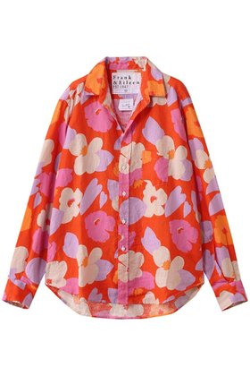 【フランク&アイリーン/Frank&Eileen】 EILEEN イタリアンリネン フラワープリント シャツ人気、トレンドファッション・服の通販 founy(ファニー) ファッション Fashion レディースファッション Fashion for Women トップス・カットソー Cut & Sew Tops シャツ・ブラウス・オフィスカジュアル Elegant Blouses & Button-Ups 花柄・フラワープリント・モチーフ Floral Prints & Motifs / Flower Pattern Tops 2025年 2025 2025-2026秋冬・A/W Autumn/Winter 2025–26 AW25–26 スリーブ Sleeve, Long Sleeve / Short Sleeve フラワー Flower, Floral プリント Print, Printed Pattern リネン Linen, Linen Fabric ロング Long, Long-Length A/W・秋冬 Autumn/Winter |ID:prp329100004620203