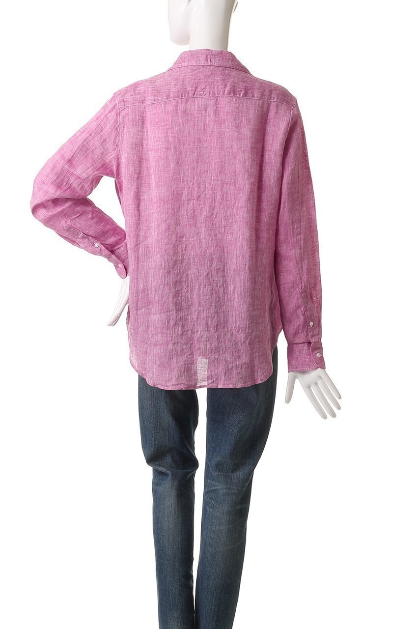 【フランク&アイリーン/Frank&Eileen】のEILEEN イタリアンリネン パープル シャツ 人気、トレンドファッション・服の通販 founy(ファニー) 　ファッション　Fashion　レディースファッション　Fashion for Women　トップス・カットソー　Cut & Sew Tops　シャツ・ブラウス・オフィスカジュアル　Elegant Blouses & Button-Ups　2025年　2025　2025-2026秋冬・A/W　Autumn/Winter 2025–26 AW25–26　スリーブ　Sleeve, Long Sleeve / Short Sleeve　パープル　Purple, Violet　リネン　Linen, Linen Fabric　ロング　Long, Long-Length　A/W・秋冬　Autumn/Winter　other-4|ID: prp329100004620208 ipo3291000000033138248