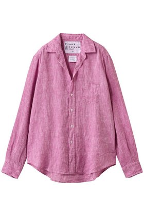【フランク&アイリーン/Frank&Eileen】 EILEEN イタリアンリネン パープル シャツ人気、トレンドファッション・服の通販 founy(ファニー) ファッション Fashion レディースファッション Fashion for Women トップス・カットソー Cut & Sew Tops シャツ・ブラウス・オフィスカジュアル Elegant Blouses & Button-Ups スリーブ Sleeve, Long Sleeve / Short Sleeve パープル Purple, Violet リネン Linen, Linen Fabric ロング Long, Long-Length |ID:prp329100004620208