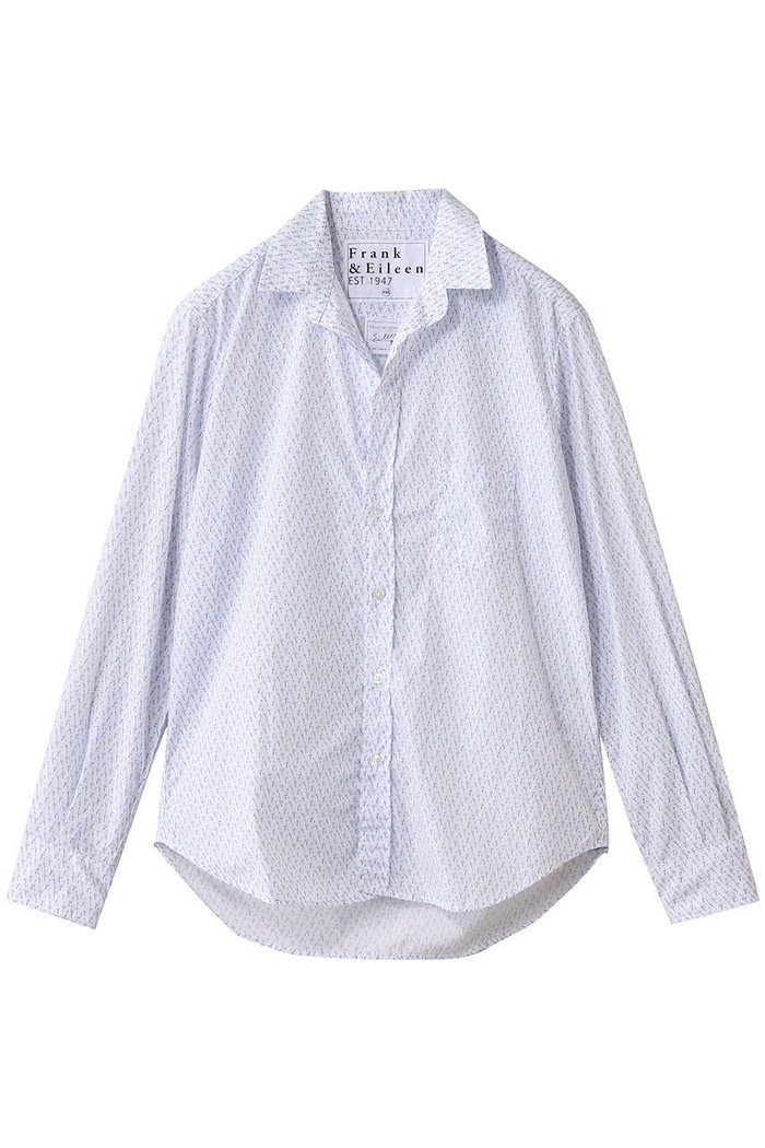 【フランク&アイリーン/Frank&Eileen】のEILEEN イタリアンコットン フラミンゴモチーフ シャツ インテリア・キッズ・メンズ・レディースファッション・服の通販 founy(ファニー) https://founy.com/ ファッション Fashion レディースファッション Fashion for Women トップス・カットソー Cut & Sew Tops シャツ・ブラウス・オフィスカジュアル Elegant Blouses & Button-Ups スリーブ Sleeve, Long Sleeve / Short Sleeve デニム Denim, Jeans Material モチーフ Motif, Design Theme リゾート Resort, Vacation Style ロング Long, Long-Length |ID: prp329100004620210 ipo3291000000036131627