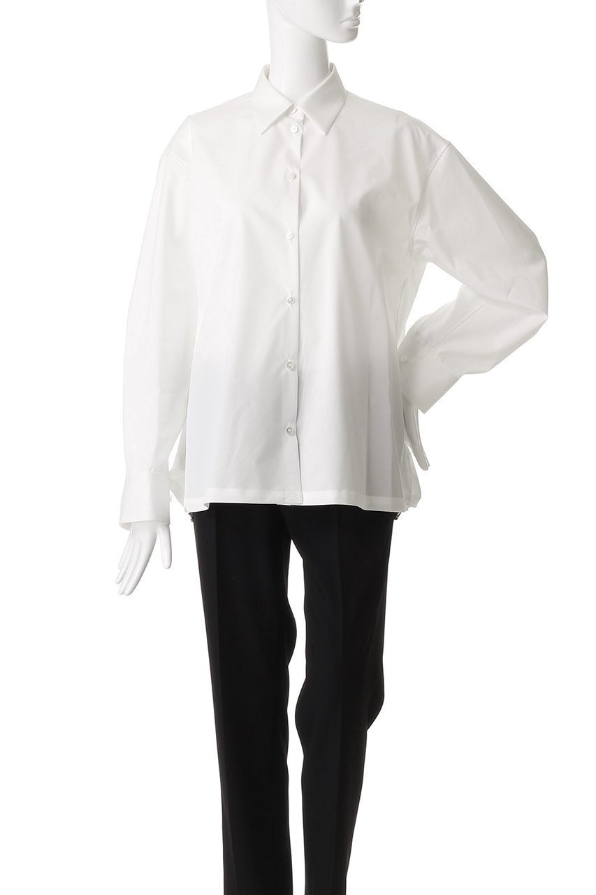 【チノ/CINOH】のSUPIMA コットン バック ギャザー シャツ 人気、トレンドファッション・服の通販 founy(ファニー) 　ファッション　Fashion　レディースファッション　Fashion for Women　トップス・カットソー　Cut & Sew Tops　シャツ・ブラウス・オフィスカジュアル　Elegant Blouses & Button-Ups　バッグ　Bags　カフス　Cuff Design　ギャザー　Gathered, Ruffled　シンプル　Simple, Minimal　スリーブ　Sleeve, Long Sleeve / Short Sleeve　スーピマ　Supima, Premium Cotton　フォルム　Silhouette, Form　フロント　Front, Front Design　ブラウジング　Blouson Silhouette, Cinched Waist　ロング　Long, Long-Length　other-2|ID: prp329100004620216 ipo3291000000035560817