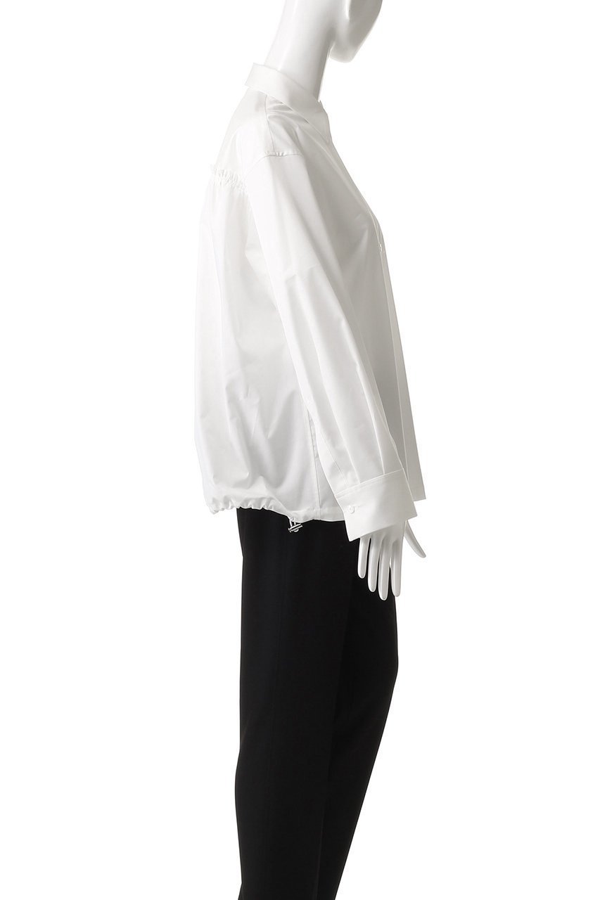 【チノ/CINOH】のSUPIMA コットン バック ギャザー シャツ 人気、トレンドファッション・服の通販 founy(ファニー) 　ファッション　Fashion　レディースファッション　Fashion for Women　トップス・カットソー　Cut & Sew Tops　シャツ・ブラウス・オフィスカジュアル　Elegant Blouses & Button-Ups　バッグ　Bags　カフス　Cuff Design　ギャザー　Gathered, Ruffled　シンプル　Simple, Minimal　スリーブ　Sleeve, Long Sleeve / Short Sleeve　スーピマ　Supima, Premium Cotton　フォルム　Silhouette, Form　フロント　Front, Front Design　ブラウジング　Blouson Silhouette, Cinched Waist　ロング　Long, Long-Length　other-3|ID: prp329100004620216 ipo3291000000035560819