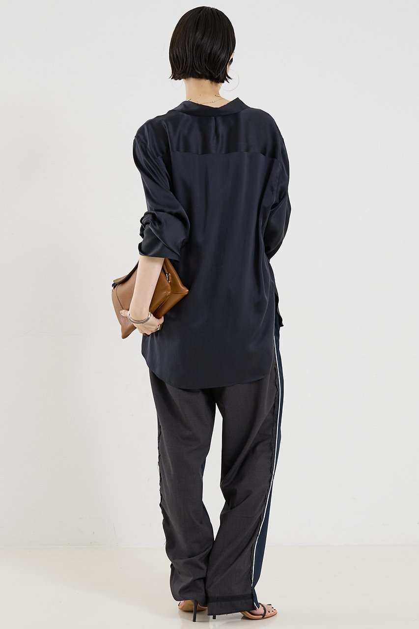 【ザ ストア バイ シー/THE STORE by C】の【COCUCA】ウォッシャブルシルクシャツ 人気、トレンドファッション・服の通販 founy(ファニー) 　ファッション　Fashion　レディースファッション　Fashion for Women　トップス・カットソー　Cut & Sew Tops　シャツ・ブラウス・オフィスカジュアル　Elegant Blouses & Button-Ups　2025年　2025　2025-2026秋冬・A/W　Autumn/Winter 2025–26 AW25–26　おすすめ　Recommended / Our Picks　なめらか　Smooth, Silky Texture　エレガント 上品　Elegant　オケージョン　Occasion Wear　サテン　Satin, Glossy Fabric　シルク　Silk, 100% Silk　シンプル　Simple, Minimal　ジュエリー　Jewelry, Accessories　スリーブ　Sleeve, Long Sleeve / Short Sleeve　セットアップ　Set-Up, Coordinated Outfit　ドレープ　Drape, Draping Fabric　パウダー　Powder, Soft Tone　ロング　Long, Long-Length　別注　Limited Edition, Custom Order　A/W・秋冬　Autumn/Winter　other-4|ID: prp329100004620222 ipo3291000000033138338