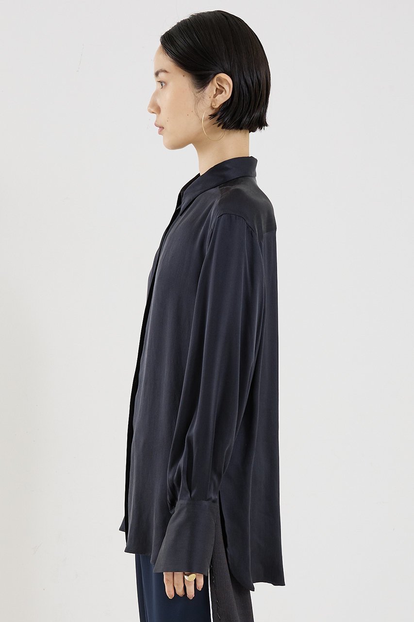 【ザ ストア バイ シー/THE STORE by C】の【COCUCA】ウォッシャブルシルクシャツ 人気、トレンドファッション・服の通販 founy(ファニー) 　ファッション　Fashion　レディースファッション　Fashion for Women　トップス・カットソー　Cut & Sew Tops　シャツ・ブラウス・オフィスカジュアル　Elegant Blouses & Button-Ups　2025年　2025　2025-2026秋冬・A/W　Autumn/Winter 2025–26 AW25–26　おすすめ　Recommended / Our Picks　なめらか　Smooth, Silky Texture　エレガント 上品　Elegant　オケージョン　Occasion Wear　サテン　Satin, Glossy Fabric　シルク　Silk, 100% Silk　シンプル　Simple, Minimal　ジュエリー　Jewelry, Accessories　スリーブ　Sleeve, Long Sleeve / Short Sleeve　セットアップ　Set-Up, Coordinated Outfit　ドレープ　Drape, Draping Fabric　パウダー　Powder, Soft Tone　ロング　Long, Long-Length　別注　Limited Edition, Custom Order　A/W・秋冬　Autumn/Winter　other-6|ID: prp329100004620222 ipo3291000000033138341