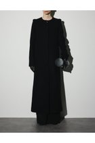 【リムアーク/RIM.ARK】の【7/25 12:00販売開始】Collarless mode long CT/コート ブラック|ID:prp329100004620225