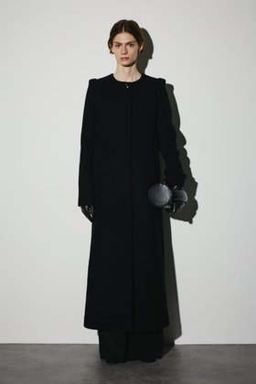 【リムアーク/RIM.ARK】 【10/22 10:00販売開始】Collarless mode long CT/コート人気、トレンドファッション・服の通販 founy(ファニー) ファッション Fashion レディースファッション Fashion for Women アウター Coat / Outerwear Collection コート・ロングコート・ピーコート Long Coats, Peacoats & More エレガント 上品 Elegant オケージョン Occasion Wear ショルダー Shoulder, Shoulder Strap ダブル Double, Double-Breasted フォーマル Formal, Dressy メルトン Melton, Heavy Wool ロング Long, Long-Length ビジネス 仕事 通勤 Business / Work / Commuting 新作・新入荷 New Arrivals / New In |ID:prp329100004620225