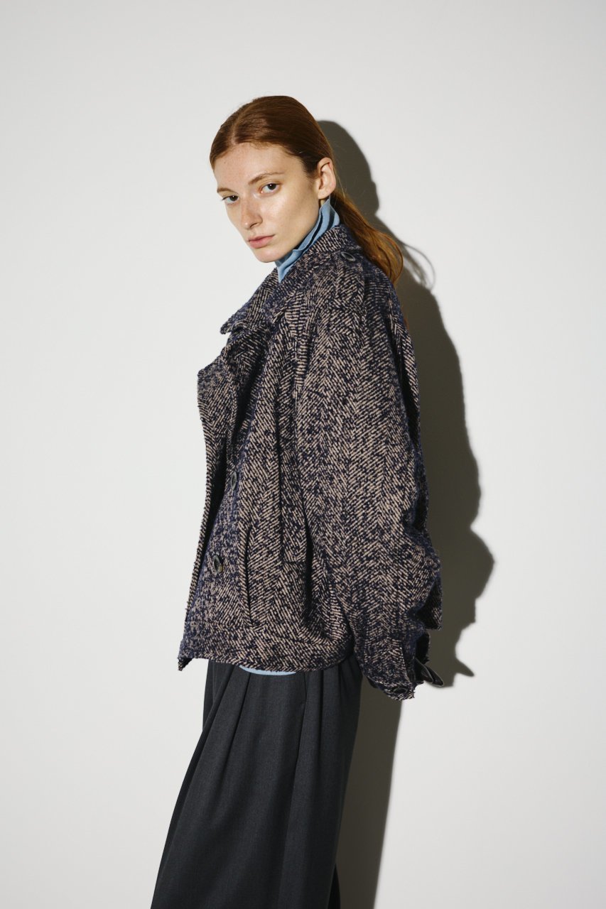 【リムアーク/RIM.ARK】のLoop kersey over CT/コート 人気、トレンドファッション・服の通販 founy(ファニー) 　ファッション　Fashion　レディースファッション　Fashion for Women　アウター　Coat / Outerwear Collection　コート・ロングコート・ピーコート　Long Coats, Peacoats & More　クラシカル　Classical, Vintage-Inspired　コンパクト　Compact, Small Size　ツイード　Twill, Twill Weave　バランス　Balance, Style Balance　ループ　Loop, Loop Knit　ロング　Long, Long-Length　other-5|ID: prp329100004620226 ipo3291000000033661839
