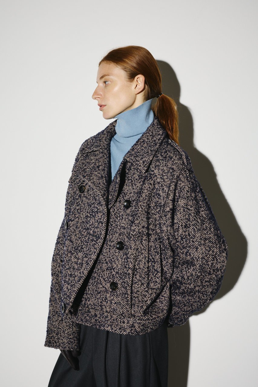 【リムアーク/RIM.ARK】のLoop kersey over CT/コート 人気、トレンドファッション・服の通販 founy(ファニー) 　ファッション　Fashion　レディースファッション　Fashion for Women　アウター　Coat / Outerwear Collection　コート・ロングコート・ピーコート　Long Coats, Peacoats & More　クラシカル　Classical, Vintage-Inspired　コンパクト　Compact, Small Size　ツイード　Twill, Twill Weave　バランス　Balance, Style Balance　ループ　Loop, Loop Knit　ロング　Long, Long-Length　other-6|ID: prp329100004620226 ipo3291000000033661840