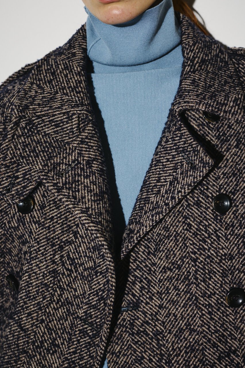 【リムアーク/RIM.ARK】のLoop kersey over CT/コート 人気、トレンドファッション・服の通販 founy(ファニー) 　ファッション　Fashion　レディースファッション　Fashion for Women　アウター　Coat / Outerwear Collection　コート・ロングコート・ピーコート　Long Coats, Peacoats & More　クラシカル　Classical, Vintage-Inspired　コンパクト　Compact, Small Size　ツイード　Twill, Twill Weave　バランス　Balance, Style Balance　ループ　Loop, Loop Knit　ロング　Long, Long-Length　other-8|ID: prp329100004620226 ipo3291000000033661842