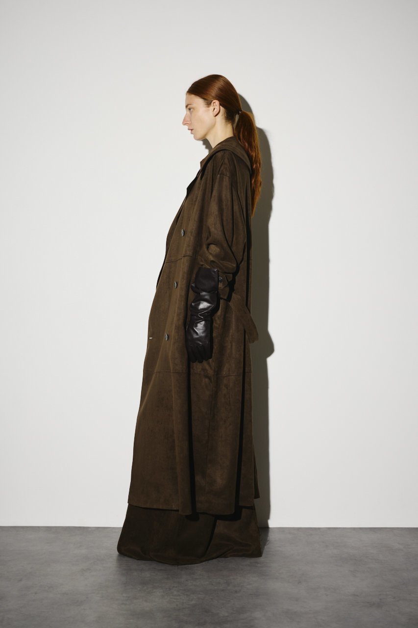 【リムアーク/RIM.ARK】のF/Suede over maxi CT/コート 人気、トレンドファッション・服の通販 founy(ファニー) 　ファッション　Fashion　レディースファッション　Fashion for Women　アウター　Coat / Outerwear Collection　コート・ロングコート・ピーコート　Long Coats, Peacoats & More　エレガント 上品　Elegant　マキシ　Maxi, Full Length　ロング　Long, Long-Length　other-4|ID: prp329100004620228 ipo3291000000033661847