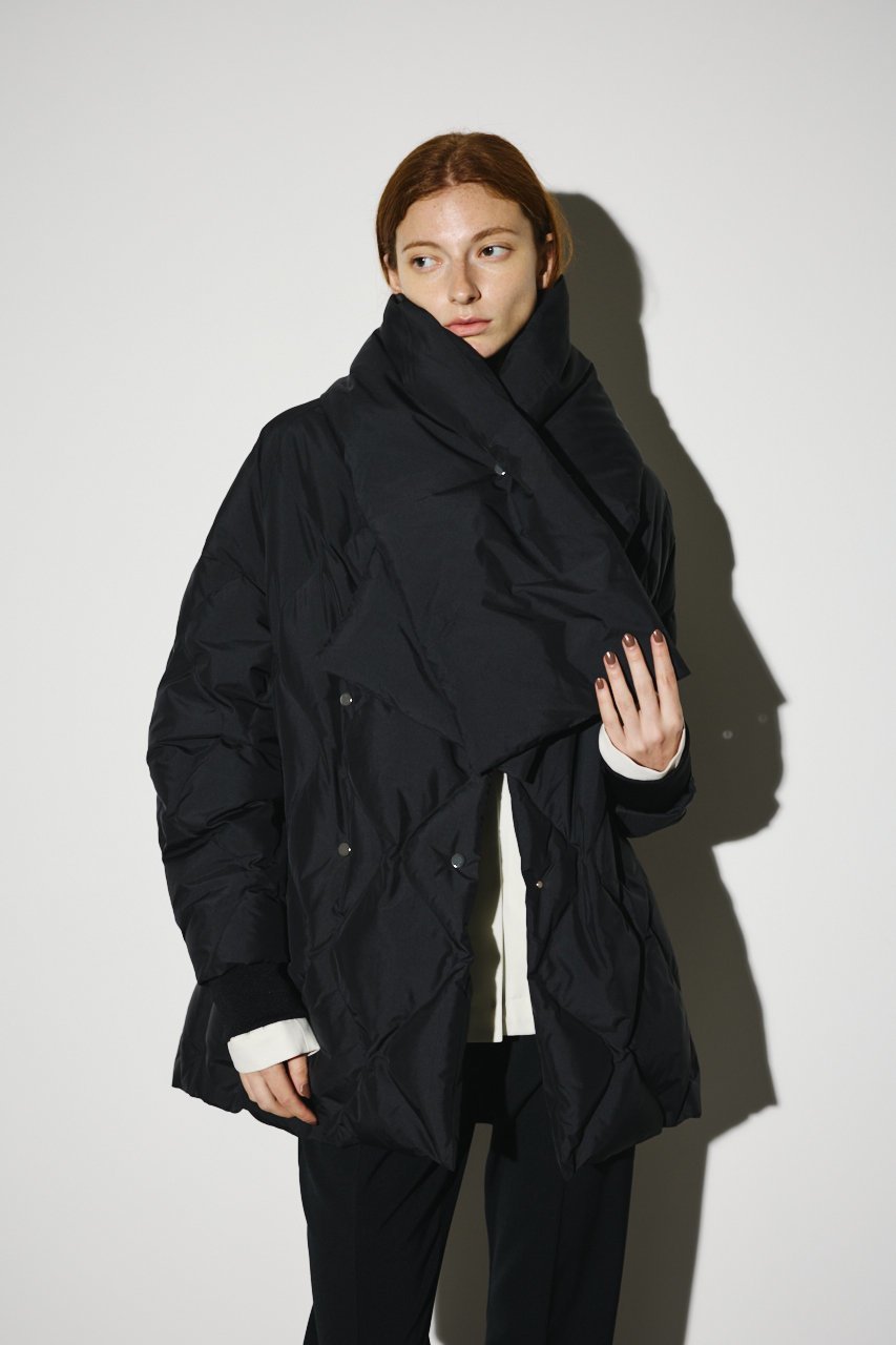 【リムアーク/RIM.ARK】のDouble breasted stole down CT/コート 人気、トレンドファッション・服の通販 founy(ファニー) 　ファッション　Fashion　レディースファッション　Fashion for Women　アウター　Coat / Outerwear Collection　コート・ロングコート・ピーコート　Long Coats, Peacoats & More　おすすめ　Recommended / Our Picks　コンパクト　Compact, Small Size　ストール　Stole, Wrap　ダウン　Down, Puffer　バランス　Balance, Style Balance　モダン　Modern, Contemporary　人気　Popular, Best Seller　 other-1|ID: prp329100004620230 ipo3291000000033661855