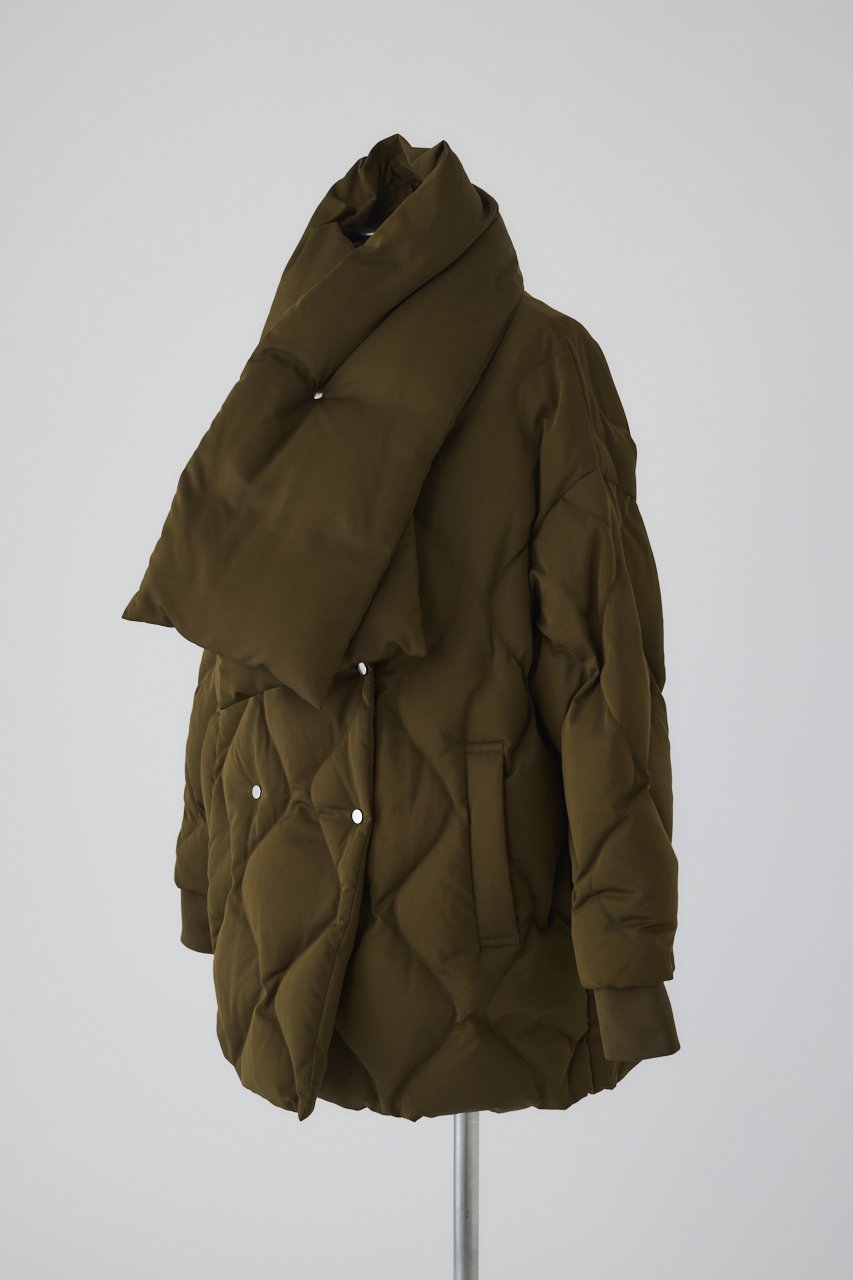 【リムアーク/RIM.ARK】のDouble breasted stole down CT/コート 人気、トレンドファッション・服の通販 founy(ファニー) 　ファッション　Fashion　レディースファッション　Fashion for Women　アウター　Coat / Outerwear Collection　コート・ロングコート・ピーコート　Long Coats, Peacoats & More　おすすめ　Recommended / Our Picks　コンパクト　Compact, Small Size　ストール　Stole, Wrap　ダウン　Down, Puffer　バランス　Balance, Style Balance　モダン　Modern, Contemporary　人気　Popular, Best Seller　other-6|ID: prp329100004620230 ipo3291000000033661862