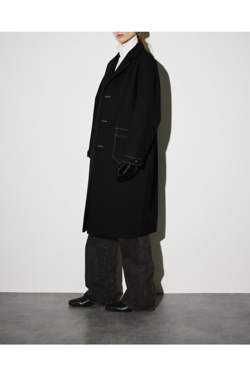 【リムアーク/RIM.ARK】の【7/25 12:00販売開始】Gabardine bonding stitch CT/コート インテリア・キッズ・メンズ・レディースファッション・服の通販 founy(ファニー) 　ファッション　Fashion　レディースファッション　Fashion for Women　アウター　Coat / Outerwear Collection　コート・ロングコート・ピーコート　Long Coats, Peacoats & More　ジャケット　Jacket, Outerwear　フォルム　Silhouette, Form　ボンディング　Bonding, Bonded Fabric　ミドル　Middle Length, Mid Height　モダン　Modern, Contemporary　ロング　Long, Long-Length　新作・新入荷　New Arrivals / New In　ブラック|ID: prp329100004620231 ipo3291000000033138426