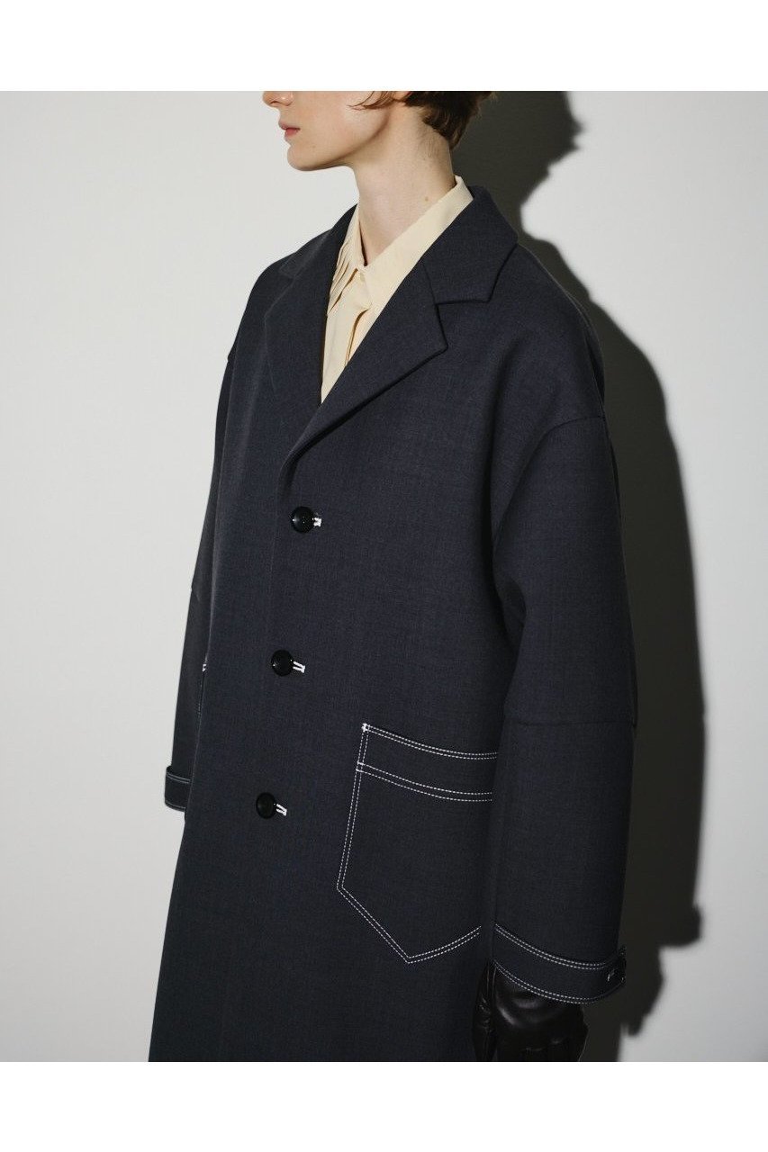 【リムアーク/RIM.ARK】の【7/25 12:00販売開始】Gabardine bonding stitch CT/コート 人気、トレンドファッション・服の通販 founy(ファニー) 　ファッション　Fashion　レディースファッション　Fashion for Women　アウター　Coat / Outerwear Collection　コート・ロングコート・ピーコート　Long Coats, Peacoats & More　ジャケット　Jacket, Outerwear　フォルム　Silhouette, Form　ボンディング　Bonding, Bonded Fabric　ミドル　Middle Length, Mid Height　モダン　Modern, Contemporary　ロング　Long, Long-Length　新作・新入荷　New Arrivals / New In　other-4|ID: prp329100004620231 ipo3291000000033138434