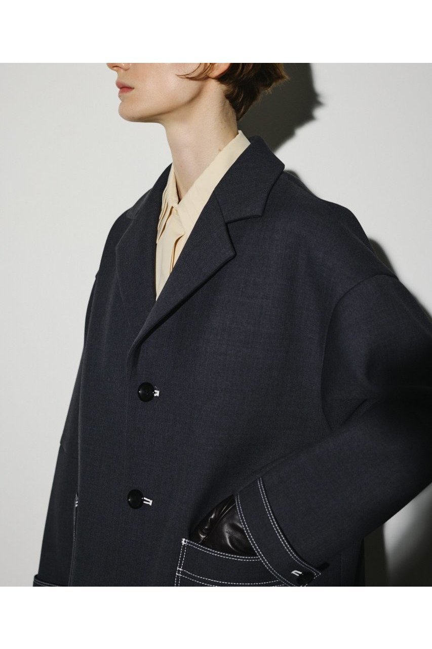 【リムアーク/RIM.ARK】の【7/25 12:00販売開始】Gabardine bonding stitch CT/コート 人気、トレンドファッション・服の通販 founy(ファニー) 　ファッション　Fashion　レディースファッション　Fashion for Women　アウター　Coat / Outerwear Collection　コート・ロングコート・ピーコート　Long Coats, Peacoats & More　ジャケット　Jacket, Outerwear　フォルム　Silhouette, Form　ボンディング　Bonding, Bonded Fabric　ミドル　Middle Length, Mid Height　モダン　Modern, Contemporary　ロング　Long, Long-Length　新作・新入荷　New Arrivals / New In　other-6|ID: prp329100004620231 ipo3291000000033138436