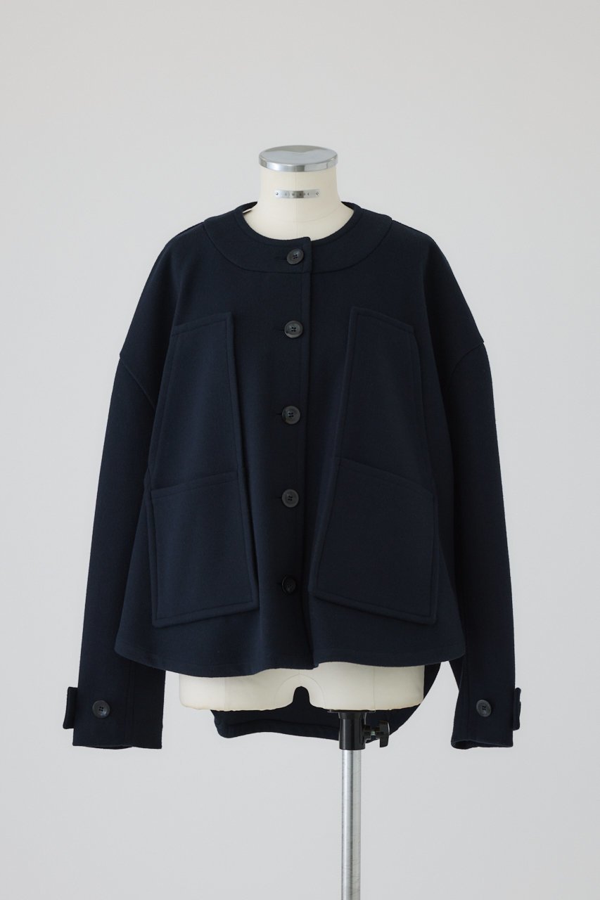 【リムアーク/RIM.ARK】の【7/25 12:00販売開始】Woollet blouson/ブルゾン インテリア・キッズ・メンズ・レディースファッション・服の通販 founy(ファニー) 　ファッション　Fashion　レディースファッション　Fashion for Women　アウター　Coat / Outerwear Collection　レディースジャケット・軽アウター　Jackets　ブルゾンジャケット・スポーティアウター　Blouson Jackets　ジャケット　Jacket, Outerwear　バランス　Balance, Style Balance　パターン　Pattern, Design Print　ブルゾン　Blouson, Bomber Jacket　ロング　Long, Long-Length　新作・新入荷　New Arrivals / New In　ネイビー|ID: prp329100004620233 ipo3291000000033138445