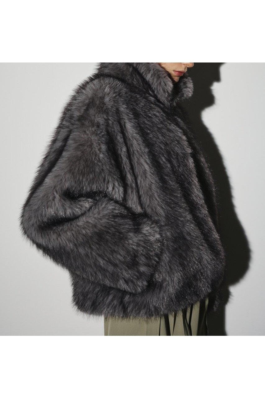 【リムアーク/RIM.ARK】の【7/25 12:00販売開始】High collar faux fur jacket/ジャケット インテリア・キッズ・メンズ・レディースファッション・服の通販 founy(ファニー) 　ファッション　Fashion　レディースファッション　Fashion for Women　アウター　Coat / Outerwear Collection　レディースジャケット・軽アウター　Jackets　シンプル　Simple, Minimal　ジャケット　Jacket, Outerwear　バランス　Balance, Style Balance　フェイクファー　Faux Fur, Imitation Fur　新作・新入荷　New Arrivals / New In　A/W・秋冬　Autumn/Winter　グレー|ID: prp329100004620237 ipo3291000000033138479