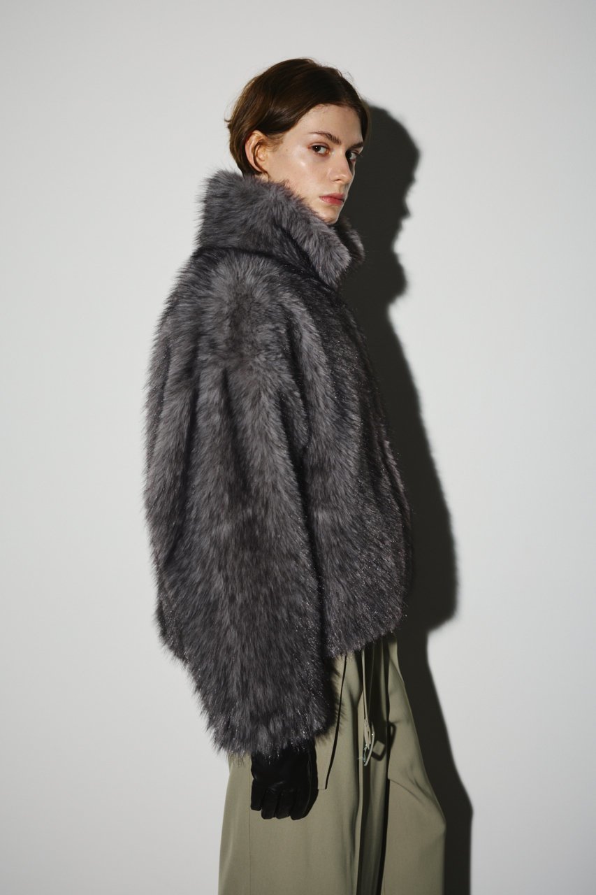 【リムアーク/RIM.ARK】のHigh collar faux fur jacket/ジャケット 人気、トレンドファッション・服の通販 founy(ファニー) 　ファッション　Fashion　レディースファッション　Fashion for Women　アウター　Coat / Outerwear Collection　レディースジャケット・軽アウター　Jackets　シンプル　Simple, Minimal　ジャケット　Jacket, Outerwear　バランス　Balance, Style Balance　フェイクファー　Faux Fur, Imitation Fur　A/W・秋冬　Autumn/Winter　other-6|ID: prp329100004620237 ipo3291000000033662044