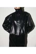 【リムアーク/RIM.ARK】の【7/25 12:00販売開始】Synthetic leather short JK/ジャケット ブラック|ID:prp329100004620239
