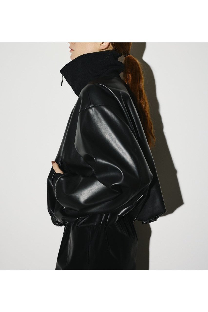 【リムアーク/RIM.ARK】の【7/25 12:00販売開始】Synthetic leather short JK/ジャケット 人気、トレンドファッション・服の通販 founy(ファニー) 　ファッション　Fashion　レディースファッション　Fashion for Women　アウター　Coat / Outerwear Collection　レディースジャケット・軽アウター　Jackets　おすすめ　Recommended / Our Picks　コンパクト　Compact, Small Size　ジャケット　Jacket, Outerwear　ドッキング　Docking, Mixed Material　バランス　Balance, Style Balance　バルーン　Balloon, Balloon Silhouette　フェイクレザー　Faux Leather, PU Leather　フォルム　Silhouette, Form　マニッシュ　Mannish, Boyish　新作・新入荷　New Arrivals / New In　other-5|ID: prp329100004620239 ipo3291000000033138501