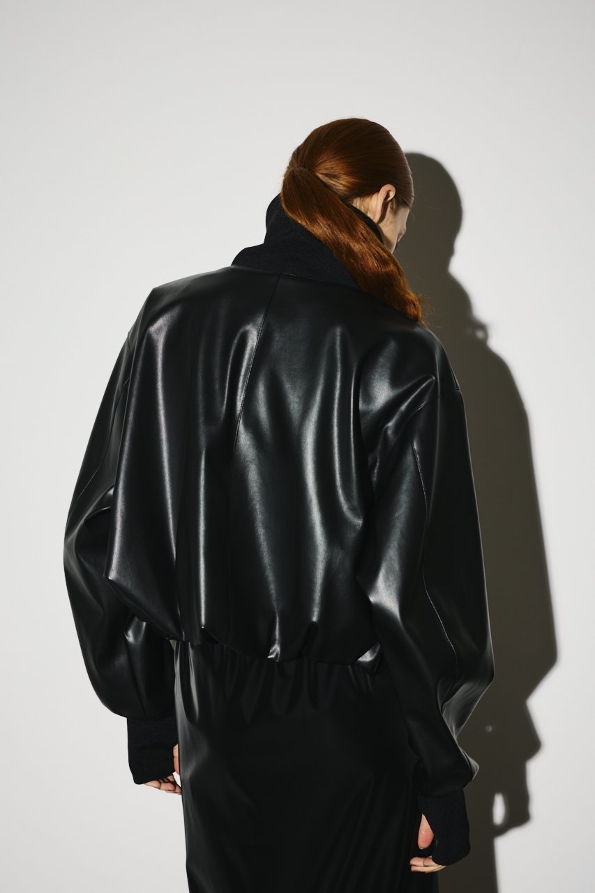【リムアーク/RIM.ARK】の【7/25 12:00販売開始】Synthetic leather short JK/ジャケット 人気、トレンドファッション・服の通販 founy(ファニー) 　ファッション　Fashion　レディースファッション　Fashion for Women　アウター　Coat / Outerwear Collection　レディースジャケット・軽アウター　Jackets　おすすめ　Recommended / Our Picks　コンパクト　Compact, Small Size　ジャケット　Jacket, Outerwear　ドッキング　Docking, Mixed Material　バランス　Balance, Style Balance　バルーン　Balloon, Balloon Silhouette　フェイクレザー　Faux Leather, PU Leather　フォルム　Silhouette, Form　マニッシュ　Mannish, Boyish　新作・新入荷　New Arrivals / New In　other-6|ID: prp329100004620239 ipo3291000000033138502