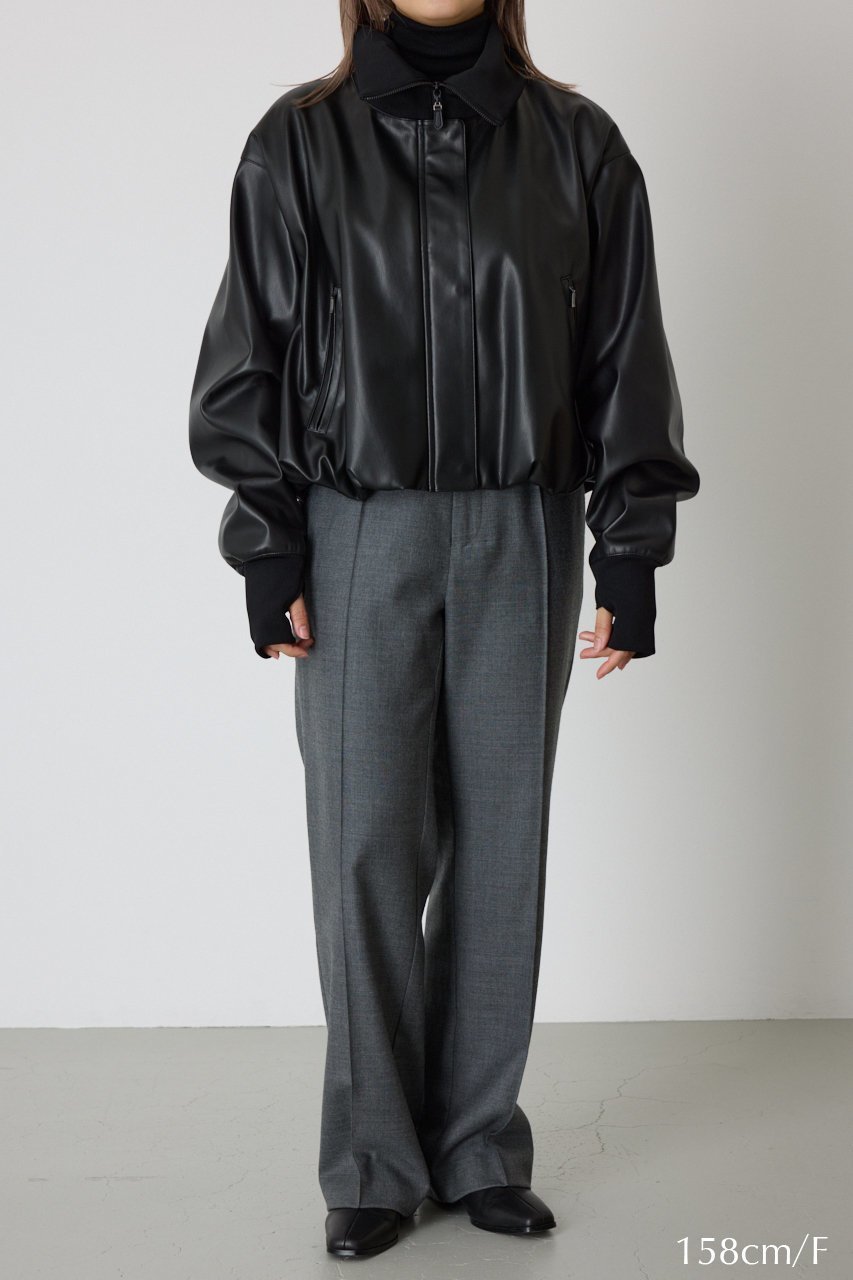 【リムアーク/RIM.ARK】の【7/25 12:00販売開始】Synthetic leather short JK/ジャケット 人気、トレンドファッション・服の通販 founy(ファニー) 　ファッション　Fashion　レディースファッション　Fashion for Women　アウター　Coat / Outerwear Collection　レディースジャケット・軽アウター　Jackets　おすすめ　Recommended / Our Picks　コンパクト　Compact, Small Size　ジャケット　Jacket, Outerwear　ドッキング　Docking, Mixed Material　バランス　Balance, Style Balance　バルーン　Balloon, Balloon Silhouette　フェイクレザー　Faux Leather, PU Leather　フォルム　Silhouette, Form　マニッシュ　Mannish, Boyish　新作・新入荷　New Arrivals / New In　other-8|ID: prp329100004620239 ipo3291000000033138504