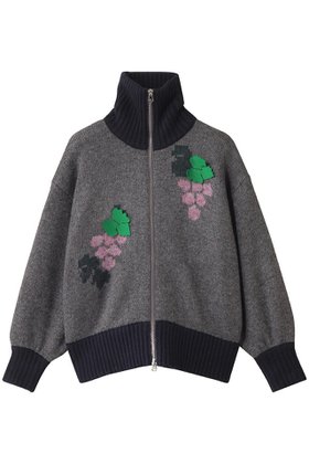 【ミュベール/MUVEIL】 イヌジャカードジップカーディガン人気、トレンドファッション・服の通販 founy(ファニー) ファッション Fashion レディースファッション Fashion for Women トップス・カットソー Cut & Sew Tops ニット Knit Tops & Sweaters カーディガン・羽織り Layered Style Cardigans 2025年 2025 2025-2026秋冬・A/W Autumn/Winter 2025–26 AW25–26 カーディガン Cardigan, Knitwear フロント Front, Front Design モチーフ Motif, Design Theme A/W・秋冬 Autumn/Winter |ID:prp329100004620244