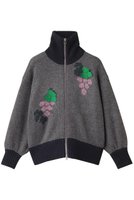 【ミュベール/MUVEIL】のイヌジャカードジップカーディガン 人気、トレンドファッション・服の通販 founy(ファニー) ファッション Fashion レディースファッション Fashion for Women トップス・カットソー Cut & Sew Tops ニット Knit Tops & Sweaters カーディガン・羽織り Layered Style Cardigans 2025年 2025 2025-2026秋冬・A/W Autumn/Winter 2025–26 AW25–26 カーディガン Cardigan, Knitwear フロント Front, Front Design モチーフ Motif, Design Theme A/W・秋冬 Autumn/Winter |ID:prp329100004620244