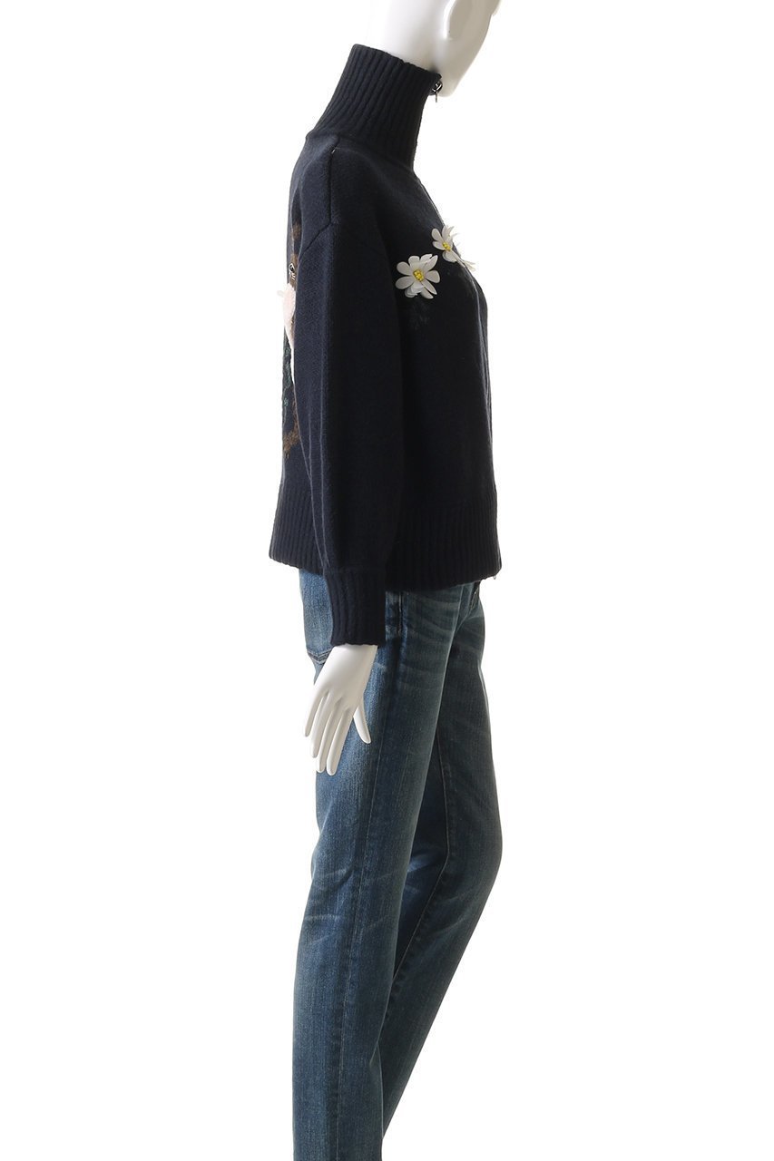 【ミュベール/MUVEIL】のリスジャカードジップカーディガン 人気、トレンドファッション・服の通販 founy(ファニー) 　ファッション　Fashion　レディースファッション　Fashion for Women　トップス・カットソー　Cut & Sew Tops　ニット　Knit Tops & Sweaters　カーディガン・羽織り　Layered Style Cardigans　2025年　2025　2025-2026秋冬・A/W　Autumn/Winter 2025–26 AW25–26　カーディガン　Cardigan, Knitwear　フロント　Front, Front Design　モチーフ　Motif, Design Theme　A/W・秋冬　Autumn/Winter　other-3|ID: prp329100004620245 ipo3291000000033138559