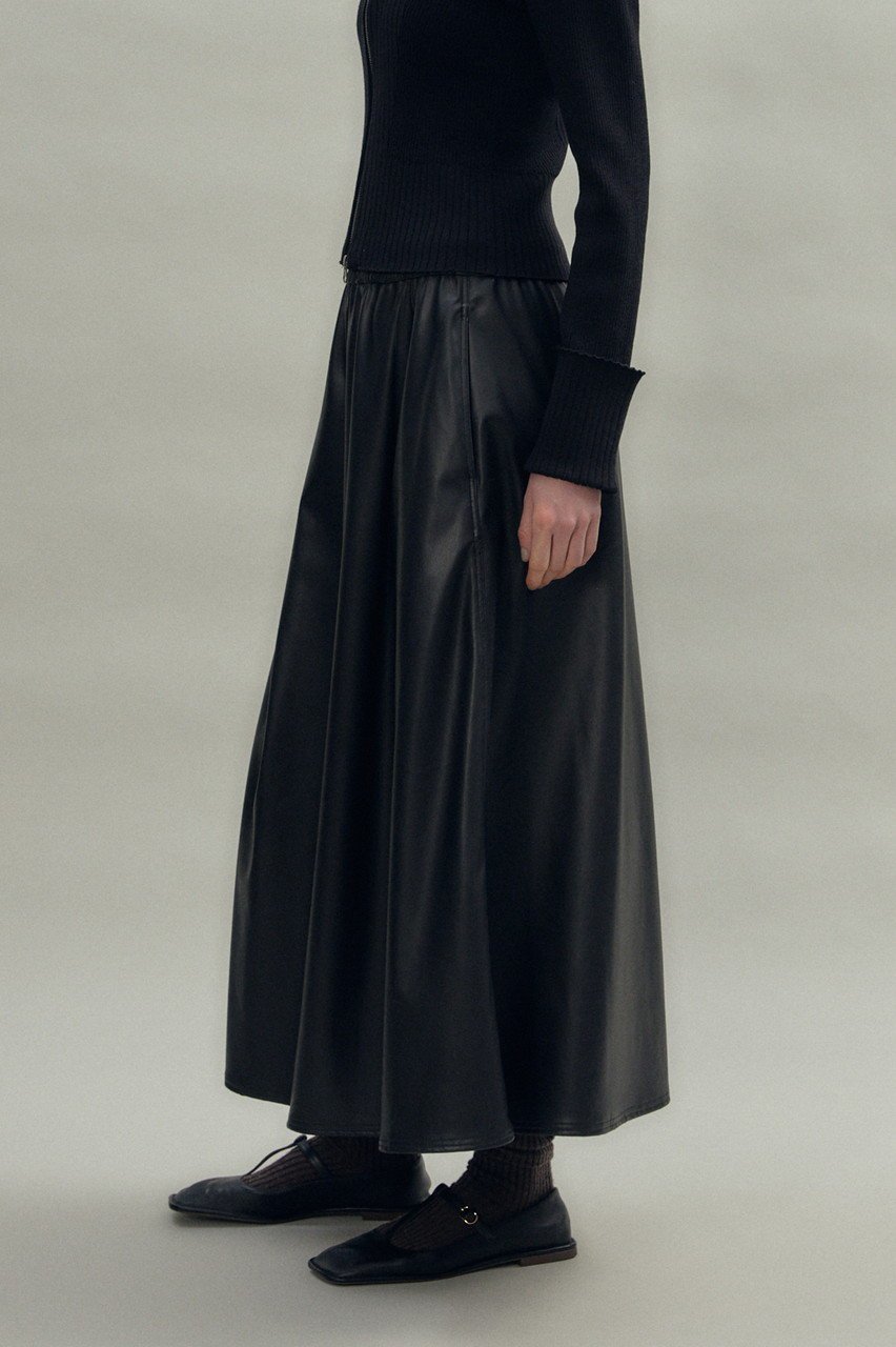 【フローレント/FLORENT】のフェイクレザー スカート 人気、トレンドファッション・服の通販 founy(ファニー) 　ファッション　Fashion　レディースファッション　Fashion for Women　スカート　Skirts　ロングスカート　Long Skirts / Maxi & Midi Skirts　2025年　2025　2025-2026秋冬・A/W　Autumn/Winter 2025–26 AW25–26　コーティング　Coating, Coated Finish　ストレッチ　Stretch, Stretchy Fabric　フェイクレザー　Faux Leather, PU Leather　リアル　Real, Realistic　ロング　Long, Long-Length　エレガント 上品　Elegant　A/W・秋冬　Autumn/Winter　other-7|ID: prp329100004620262 ipo3291000000033138663
