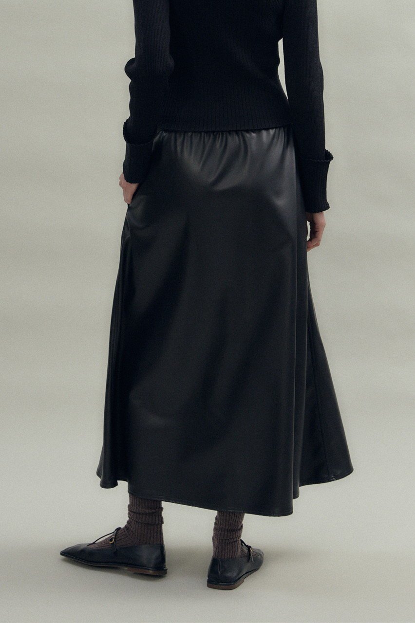 【フローレント/FLORENT】のフェイクレザー スカート 人気、トレンドファッション・服の通販 founy(ファニー) 　ファッション　Fashion　レディースファッション　Fashion for Women　スカート　Skirts　ロングスカート　Long Skirts / Maxi & Midi Skirts　2025年　2025　2025-2026秋冬・A/W　Autumn/Winter 2025–26 AW25–26　コーティング　Coating, Coated Finish　ストレッチ　Stretch, Stretchy Fabric　フェイクレザー　Faux Leather, PU Leather　リアル　Real, Realistic　ロング　Long, Long-Length　エレガント 上品　Elegant　A/W・秋冬　Autumn/Winter　other-8|ID: prp329100004620262 ipo3291000000033138664
