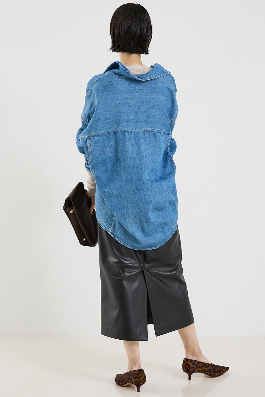 【ザ ストア バイ シー/THE STORE by C】の【COCUCA】ラムレザースカート 人気、トレンドファッション・服の通販 founy(ファニー) 　ファッション　Fashion　レディースファッション　Fashion for Women　スカート　Skirts　ロングスカート　Long Skirts / Maxi & Midi Skirts　おすすめ　Recommended / Our Picks　なめらか　Smooth, Silky Texture　エレガント 上品　Elegant　フランス　France, French　ロング　Long, Long-Length　other-4|ID: prp329100004620264 ipo3291000000035560901