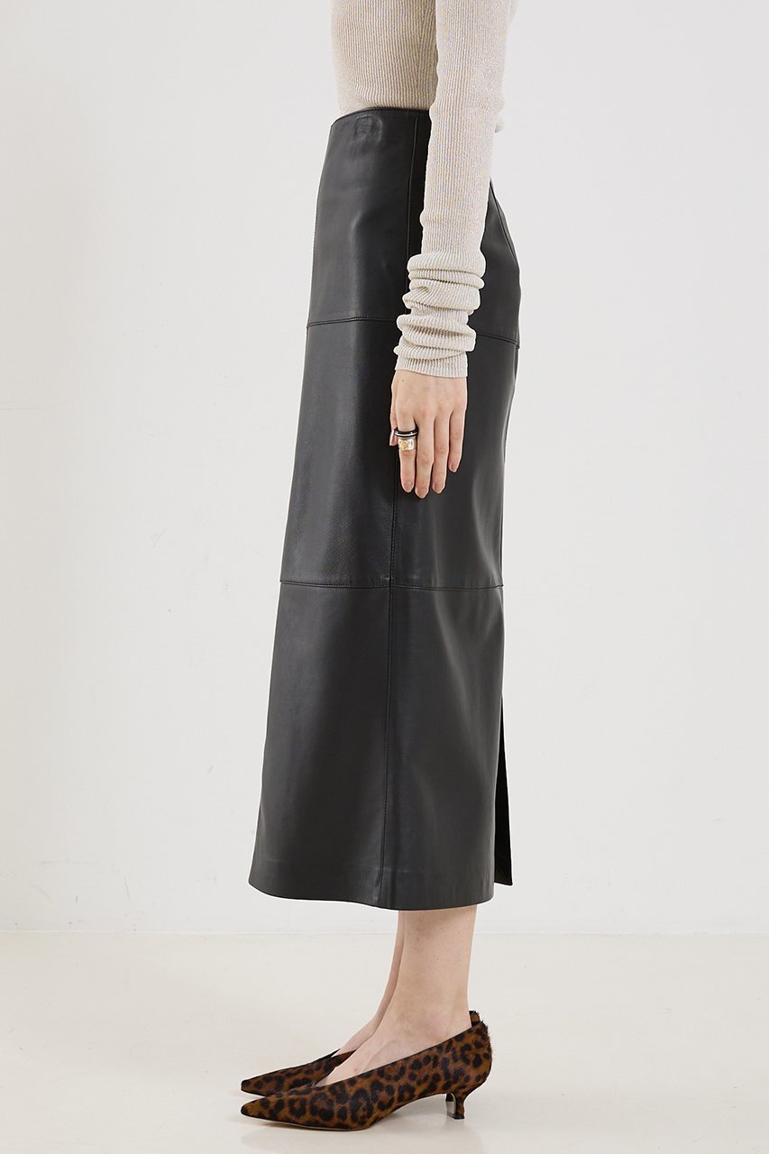 【ザ ストア バイ シー/THE STORE by C】の【COCUCA】ラムレザースカート 人気、トレンドファッション・服の通販 founy(ファニー) 　ファッション　Fashion　レディースファッション　Fashion for Women　スカート　Skirts　ロングスカート　Long Skirts / Maxi & Midi Skirts　おすすめ　Recommended / Our Picks　なめらか　Smooth, Silky Texture　エレガント 上品　Elegant　フランス　France, French　ロング　Long, Long-Length　other-6|ID: prp329100004620264 ipo3291000000035560903