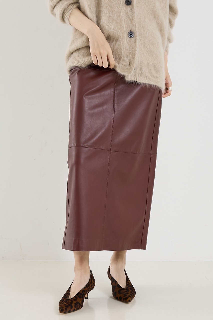 【ザ ストア バイ シー/THE STORE by C】の【COCUCA】ラムレザースカート 人気、トレンドファッション・服の通販 founy(ファニー) ファッション Fashion レディースファッション Fashion for Women スカート Skirts ロングスカート Long Skirts / Maxi & Midi Skirts おすすめ Recommended / Our Picks なめらか Smooth, Silky Texture エレガント 上品 Elegant フランス France, French ロング Long, Long-Length other-8|ID: prp329100004620264 ipo3291000000035879103