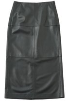 【ザ ストア バイ シー/THE STORE by C】の【COCUCA】ラムレザースカート ブラック|ID: prp329100004620264 ipo3291000000036867575