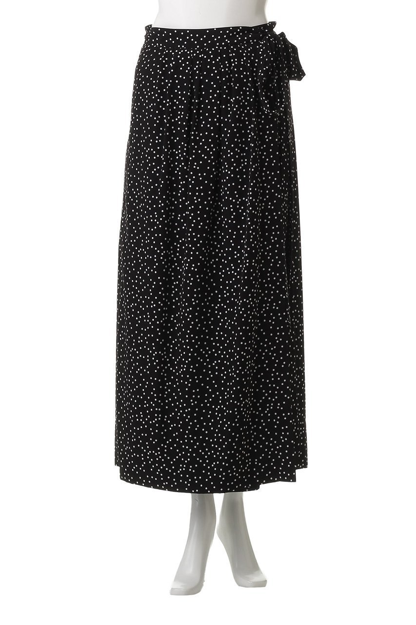 【マイ ウィークネス/MY WEAKNESS】のDot Skirt 人気、トレンドファッション・服の通販 founy(ファニー) 　ファッション　Fashion　レディースファッション　Fashion for Women　スカート　Skirts　ロングスカート　Long Skirts / Maxi & Midi Skirts　ギャザー　Gathered, Ruffled　シフォン　Chiffon, Lightweight Fabric　ドット　Polka Dot, Dot Pattern　フィット　Fit, Slim Fit　フェミニン　Feminine, Girly　フレア　Flare, Flared　ラップ　Wrap, Wrap Design　リボン　Ribbon, Bow　ロング　Long, Long-Length　新作・新入荷　New Arrivals / New In　other-2|ID: prp329100004620267 ipo3291000000033138694